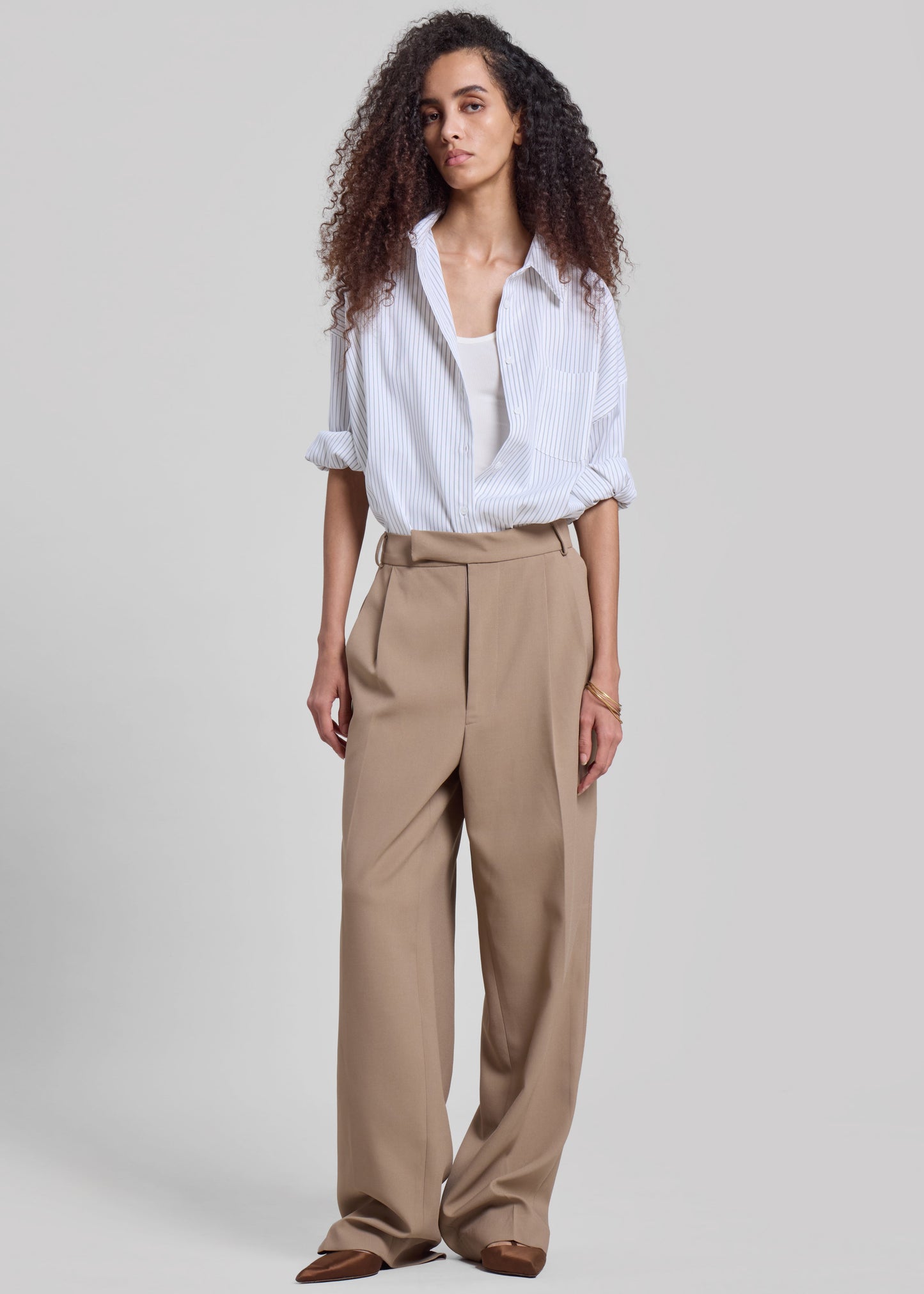 Bea Suit Pants - Latte
