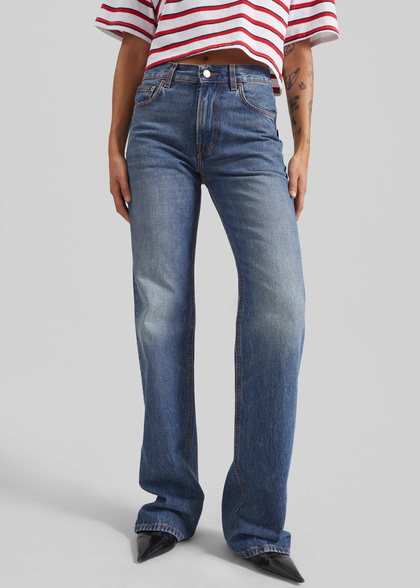 Haikure Star Jeans - Authentic Dark Wash