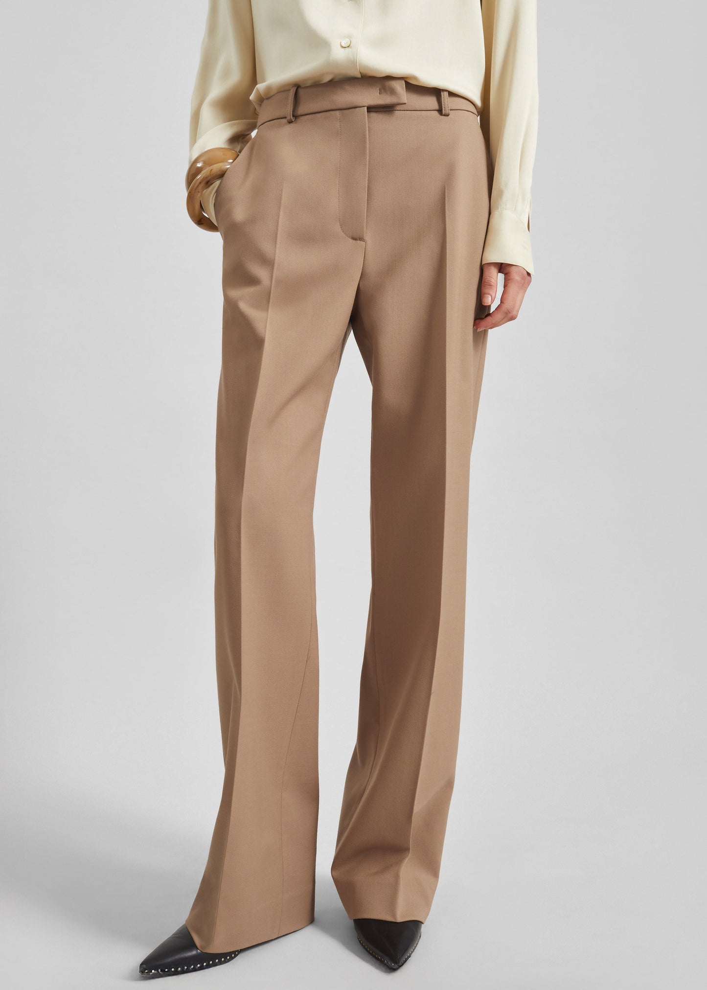 Lenora Straight Trousers - Camel
