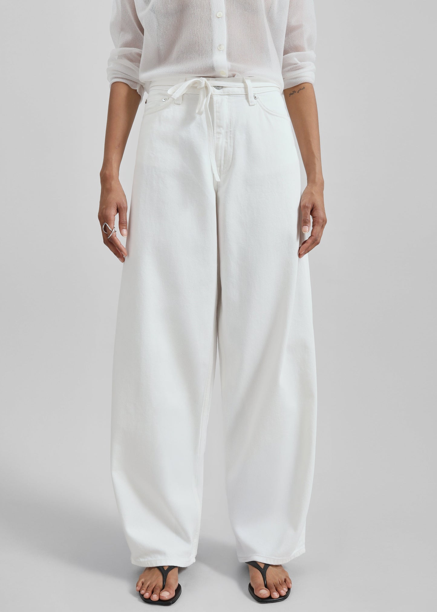 Samsøe Samsøe Saharper Jeans Belt - White Rock