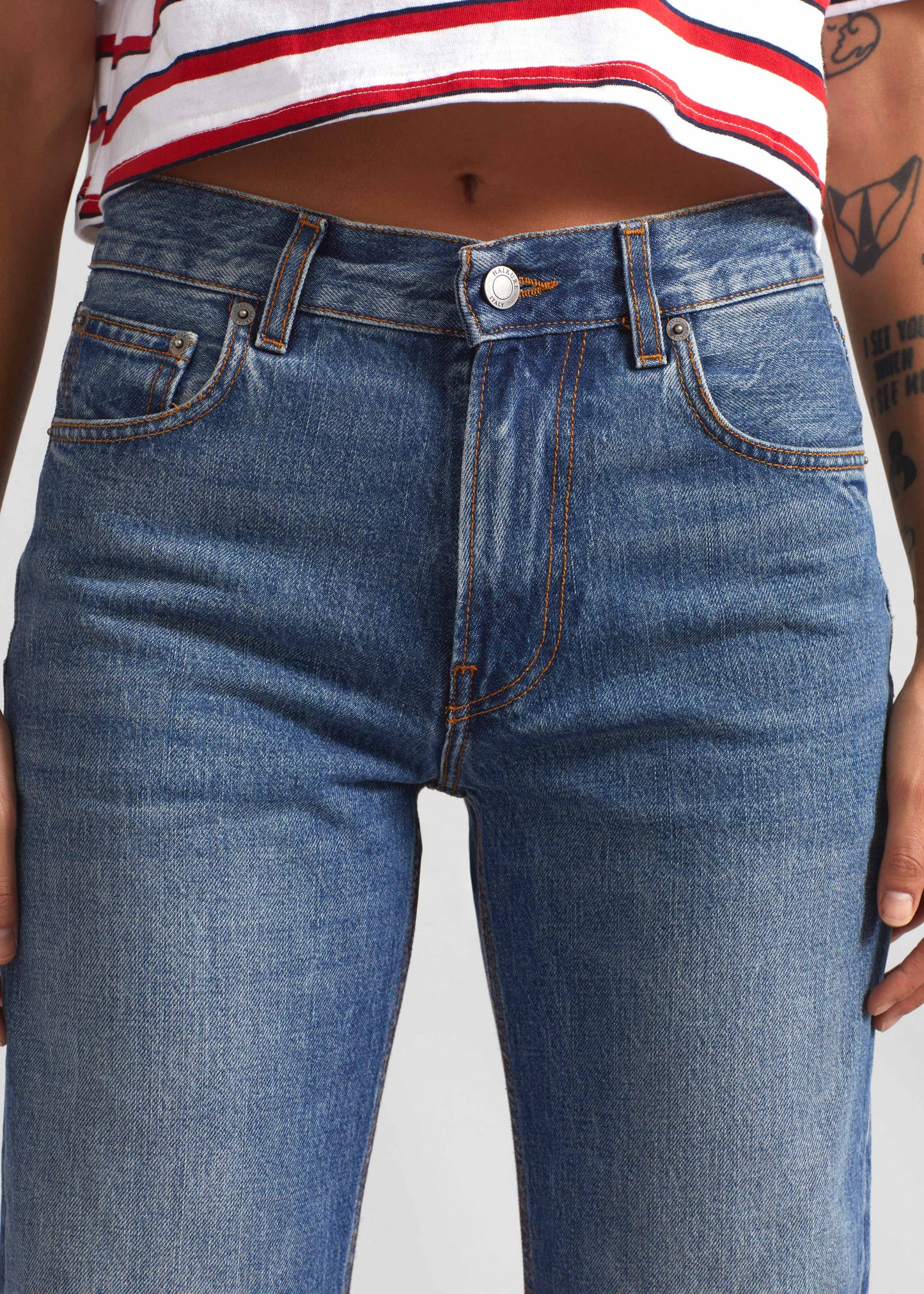 Haikure Star Jeans - Authentic Dark Wash
