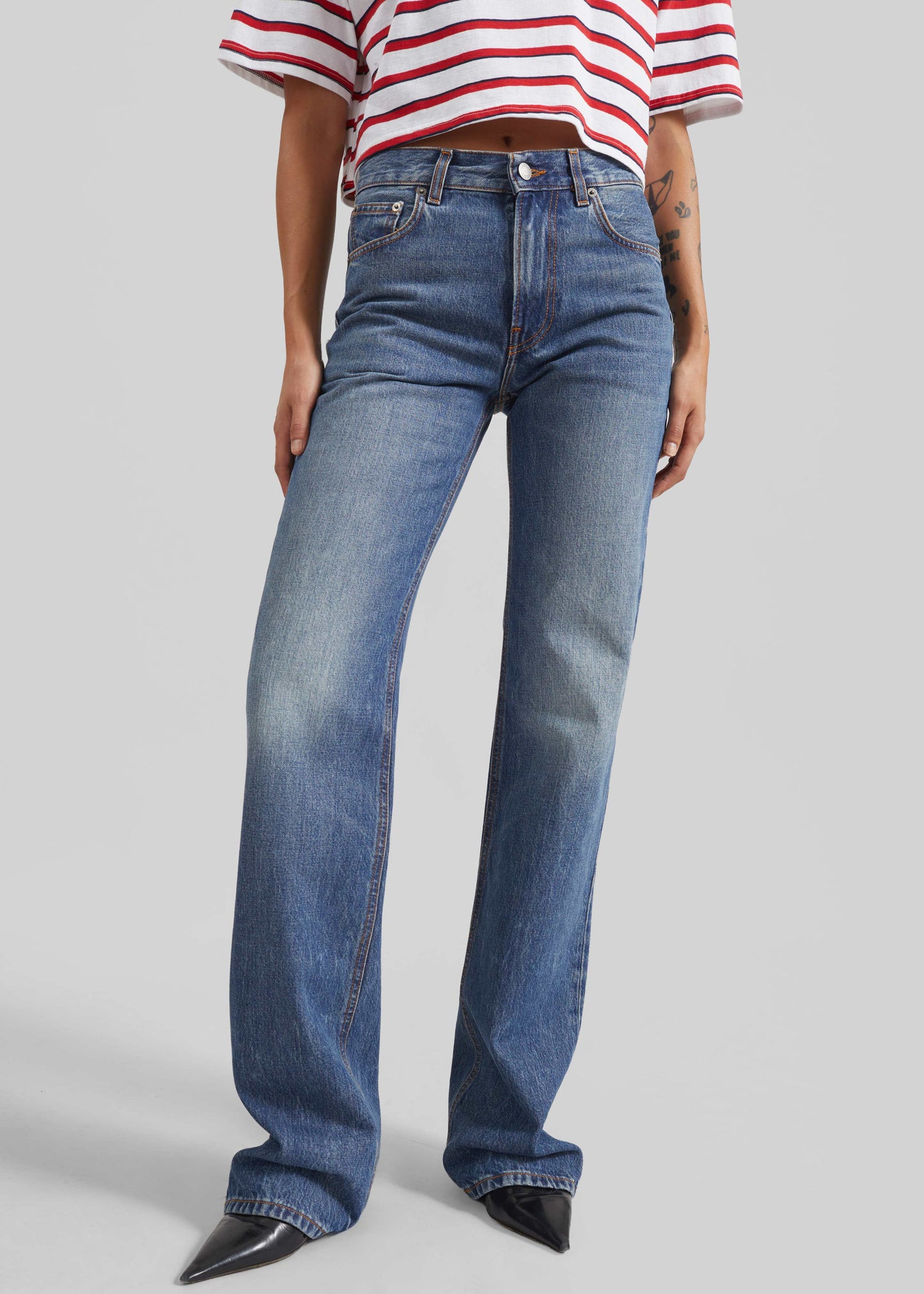 Haikure Star Jeans - Authentic Dark Wash