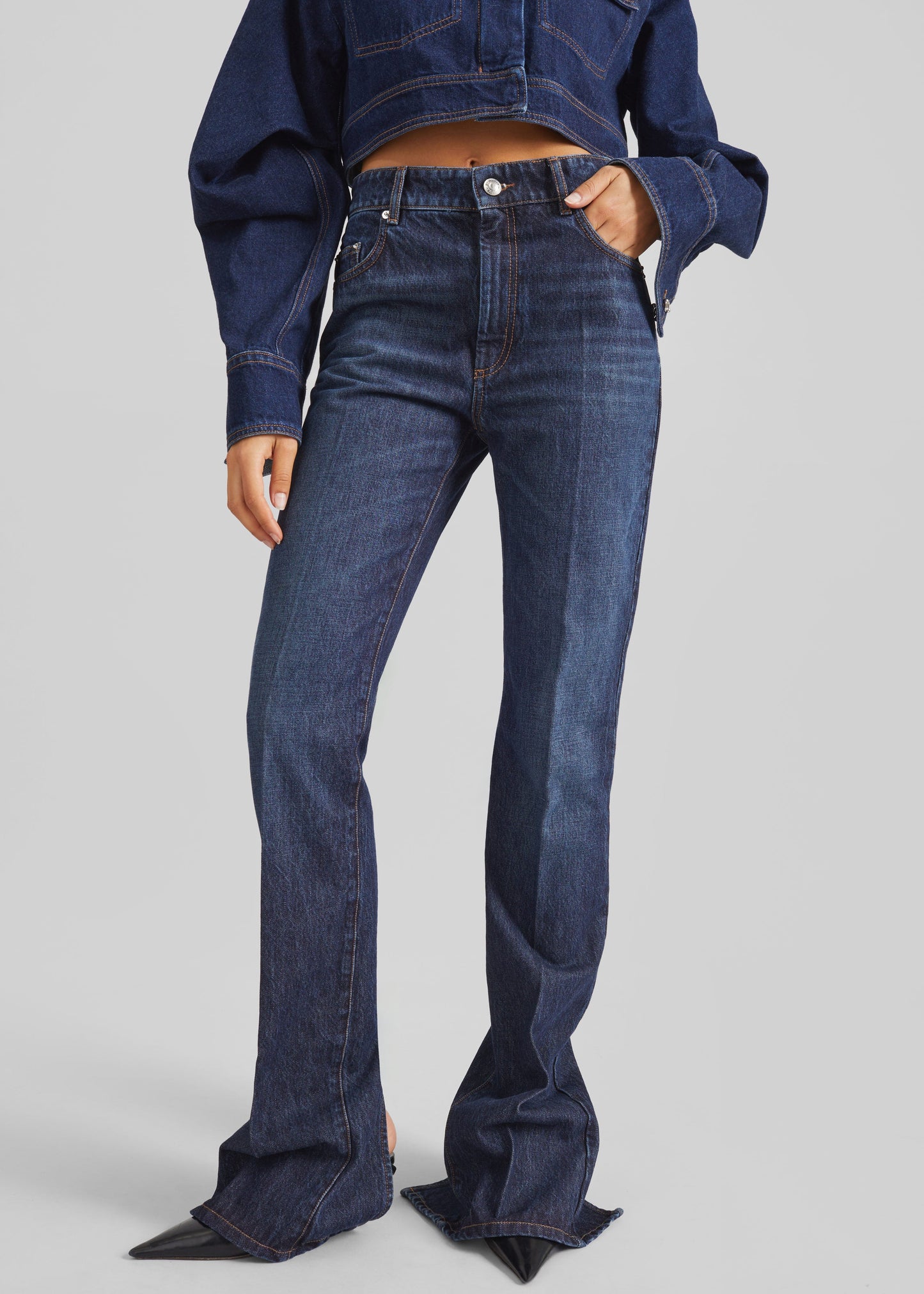 Sportmax Spigola Denim Pants - Midnight Blue