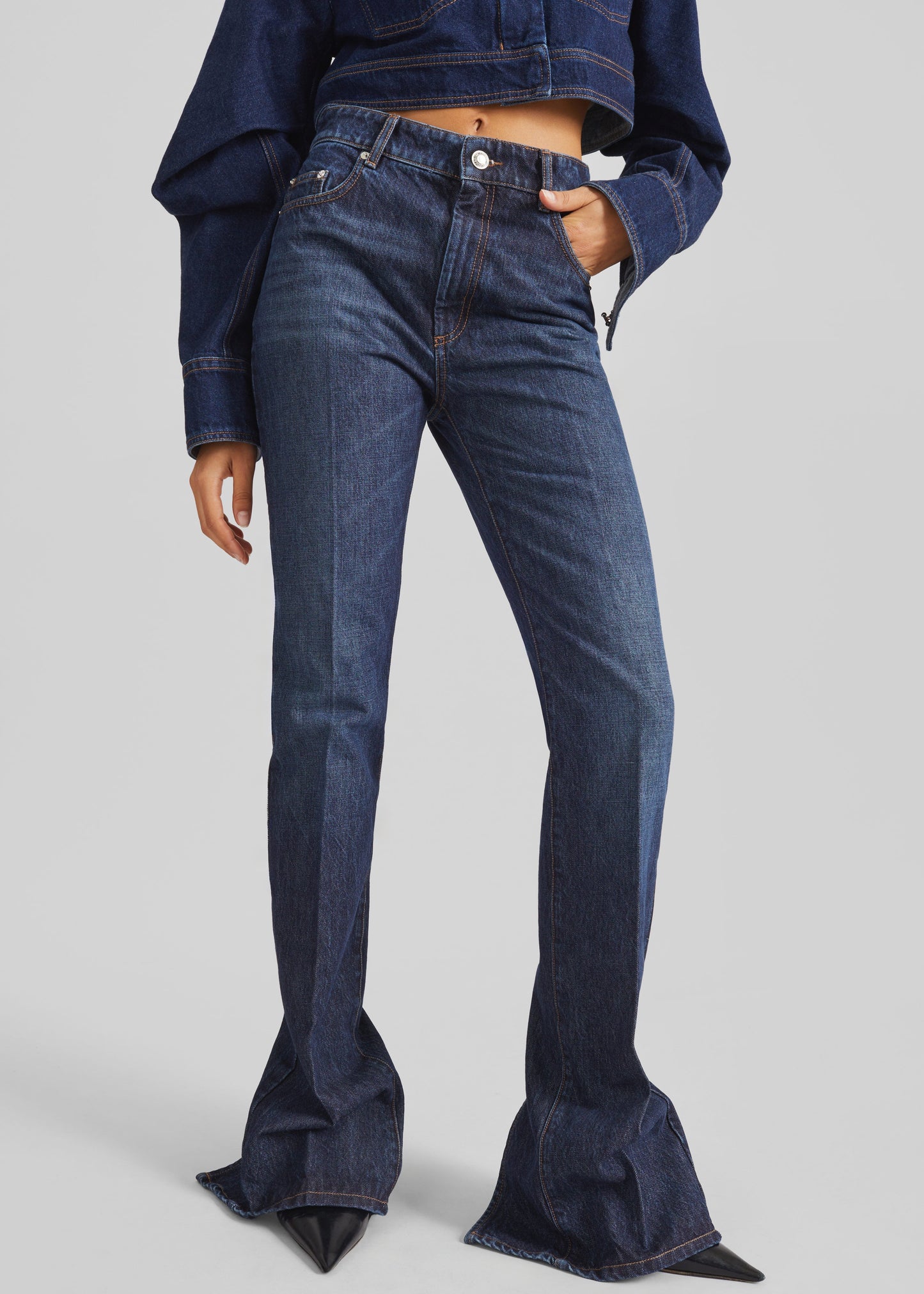 Sportmax Spigola Denim Pants - Midnight Blue