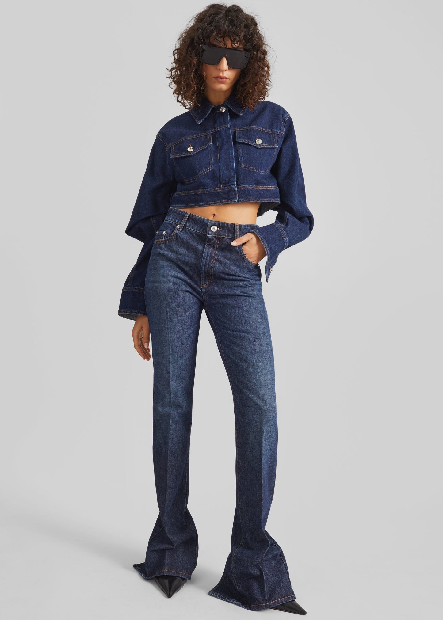 Sportmax Spigola Denim Pants - Midnight Blue